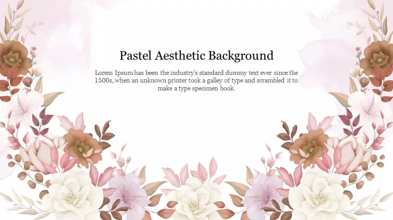 Aesthetic pastel
